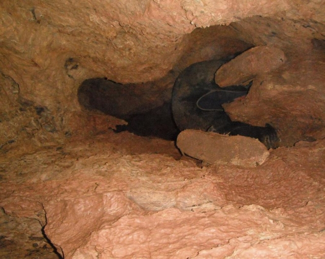 hueco en la gruta